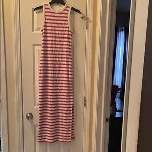 Universal Thread Red and White Striped Top